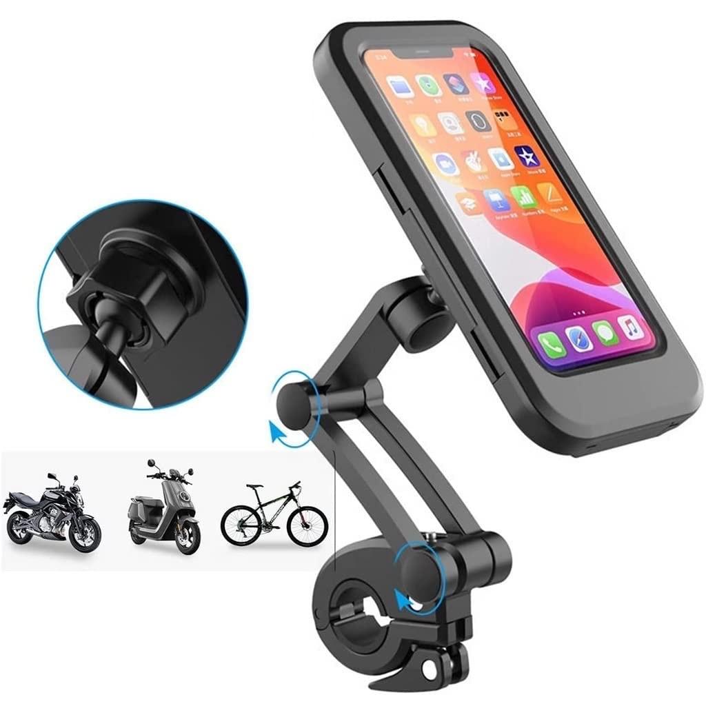 GlideGrip 360° – Ultimate Waterproof Rotating Bike Phone Mount for All Smartphones