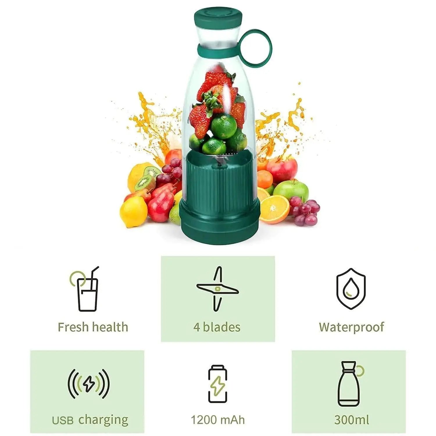 MIXEN MiniBlend Pro — Compact Personal Juicer & Smoothie Blender