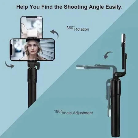 SnapPro Flex: Extendable 3-in-1 Selfie Stick Tripod with Bluetooth Remote
